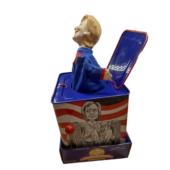 Hillary-in-the-Box 2008 Pop Art Creations Hillary Clinton Novelty - Picture 5 of 11